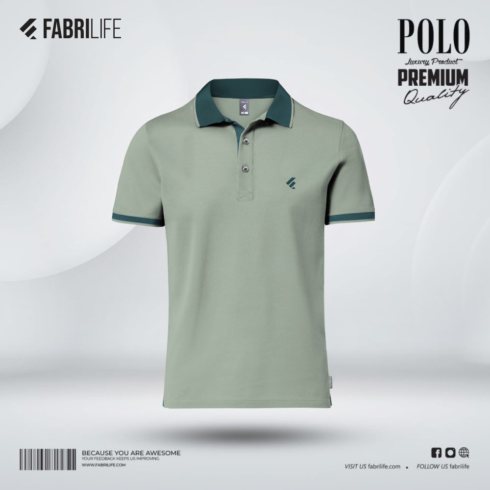 Classical Edition Single Jersey Knitted Polo- Saltshake